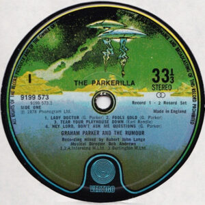 Graham Parker And The Rumour <br> The Parkerilla