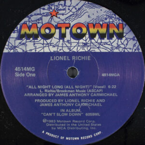 Lionel Richie <br> All Night Long (All Night)
