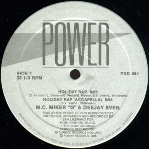 M.C. Miker "G" & Deejay Sven* <br> Holiday Rap