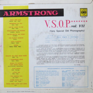Louis Armstrong <br> V.S.O.P. (Very Special Old Phonography) Vol. 7