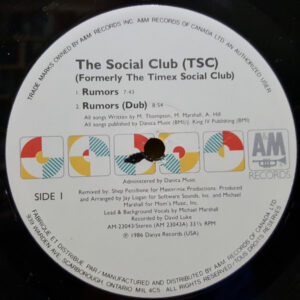 The Social Club* - Rumors
