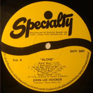 John Lee Hooker <br> Alone