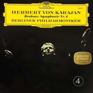Brahms*, Herbert von Karajan, Berliner Philharmoniker <br> Symphonie Nr.4