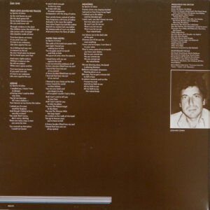 Leonard Cohen <br> Death Of A Ladies' Man