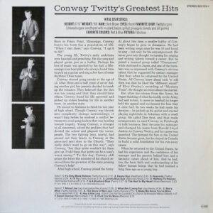 Conway Twitty <br> Conway Twitty's Greatest Hits