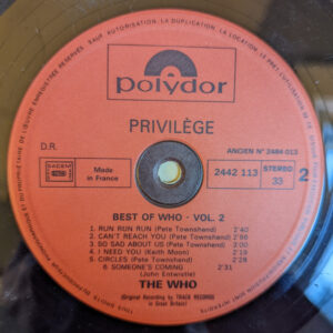 The Who <br> Best Of Who - Vol.2
