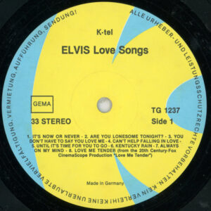 Elvis* <br> Love Songs