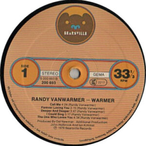 Randy Vanwarmer <br> Warmer