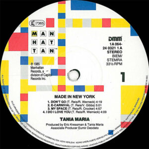 Tania Maria <br> Made In New York