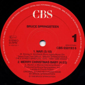 Bruce Springsteen & The E Street Band* <br> War