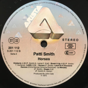 Patti Smith <br> Horses