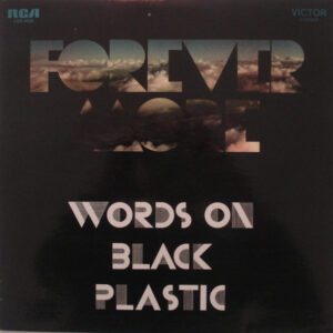Forever More <br> Words On Black Plastic